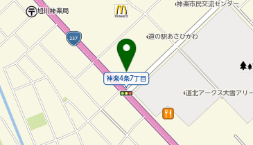 家庭教室のスノーマン米会話の地図画像