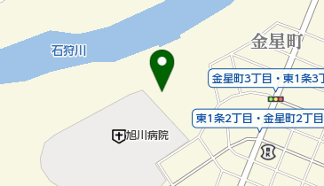 旭川市医師会の地図画像
