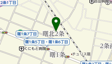 旭川民主商工会の地図画像