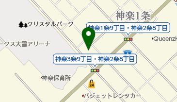 真生会旭川支部の地図画像