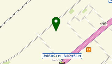 北海道川崎建機株式会社旭川支店の地図画像