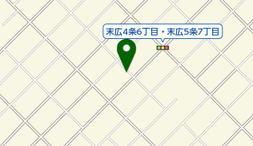 リボン手芸店の地図画像