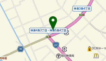 Snackきらくの地図画像