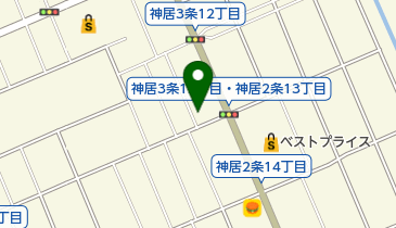 石山理容院の地図画像