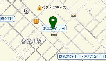 おかひさ理容院の地図画像