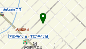 香月食堂の地図画像