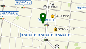 旭川市役所 教育委員会 東光公民館の地図画像