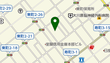 室蘭市地域包括支援センターことぶきの地図画像