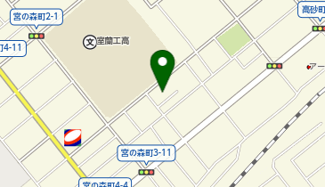 宮の森町会館の地図画像