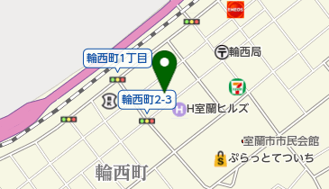 日本詩吟学院岳風会室蘭支部の地図画像