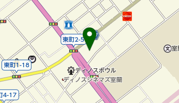 メナード化粧品東室蘭代行店の地図画像