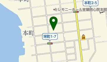 むろみんチラシセンターの地図画像