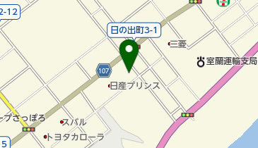 株式会社大津山商店室蘭支店の地図画像