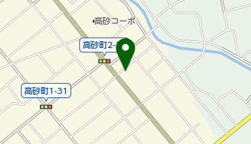 米田ふとん店の地図画像
