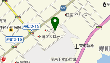 株式会社室蘭菱雄の地図画像