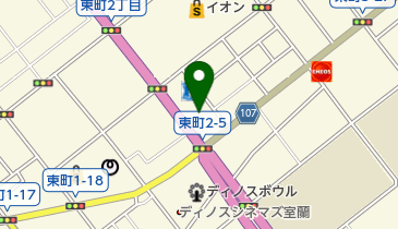 つばめタクシーの地図画像