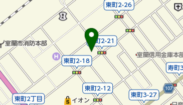 アモウ美容室の地図画像