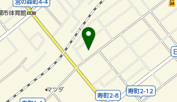 美容室クレヴァの地図画像