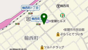 モダン美容室の地図画像