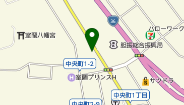 まごころ弁当室蘭店の地図画像