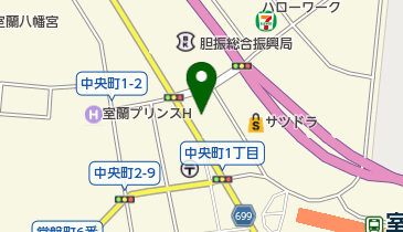 株式会社高岡室蘭店の地図画像