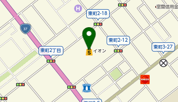 メガネのプリンス室蘭イオン店の地図画像