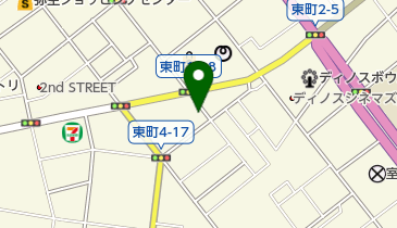 有限会社ヤング 東町店の地図画像