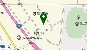 北海道開発局室蘭開発建設部の地図画像