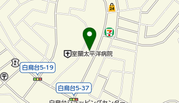 室蘭市消防本部 室蘭市消防署 室蘭市消防団 第11分団の地図画像