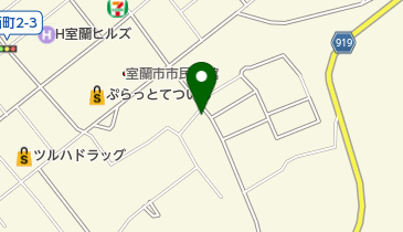 室蘭市消防本部 室蘭市消防署 室蘭市消防団 第6分団の地図画像