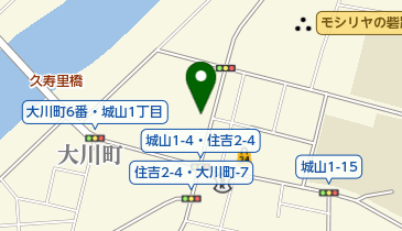 城山輪業サイクルショップの地図画像