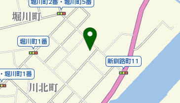 釧路東部産業株式会社の地図画像