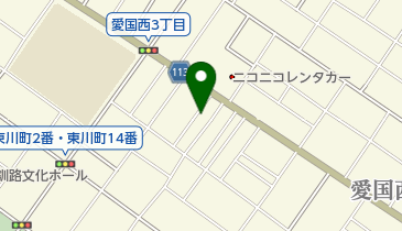 株式会社北海道双進の地図画像