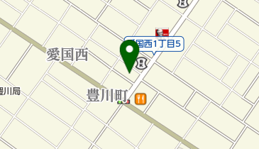 おかず工房中原の地図画像