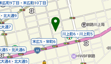 堀松建設工業株式会社釧路営業所の地図画像