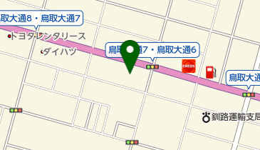 釧路ヤクルト販売株式会社の地図画像
