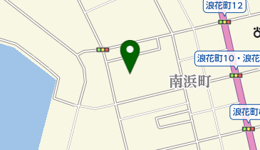 夢屋南浜店ホールの地図画像