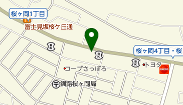 カットイン・ドウ桜ケ岡店の地図画像