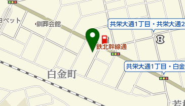 ビューティ・バロン アネックス店の地図画像