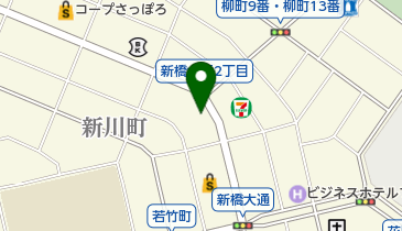 くすりの金安 新橋大通店の地図画像