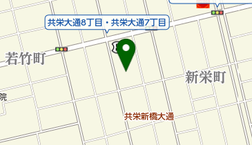 カットサロンカミングの地図画像