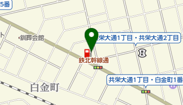 ヘアーサロンシャルダンの地図画像