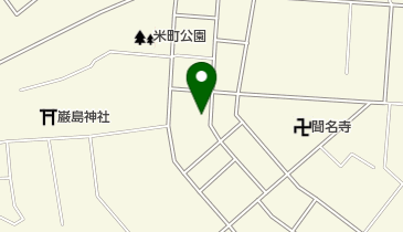 理容のあべの地図画像