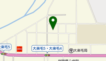 釧路市消防本部 釧路市消防署 消防第12分団の地図画像