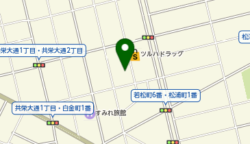 釧路市役所 市民環境部関係施設 地区会館 鉄北中央会館の地図画像