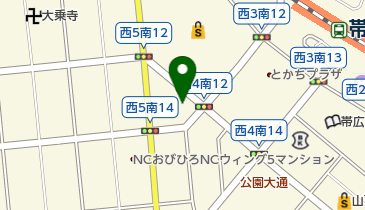 帯広ダンス教室の地図画像