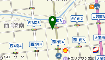 木村流大正琴十勝支部の地図画像