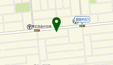 帯広整体療術院の地図画像