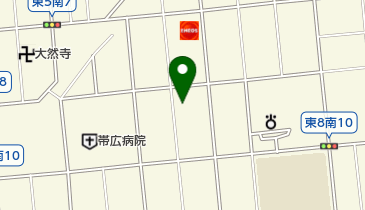 帯広市役所児童保育センター 柏児童保育センターの地図画像