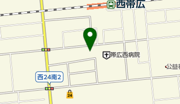 帯広市役所児童保育センター 西児童保育センターの地図画像